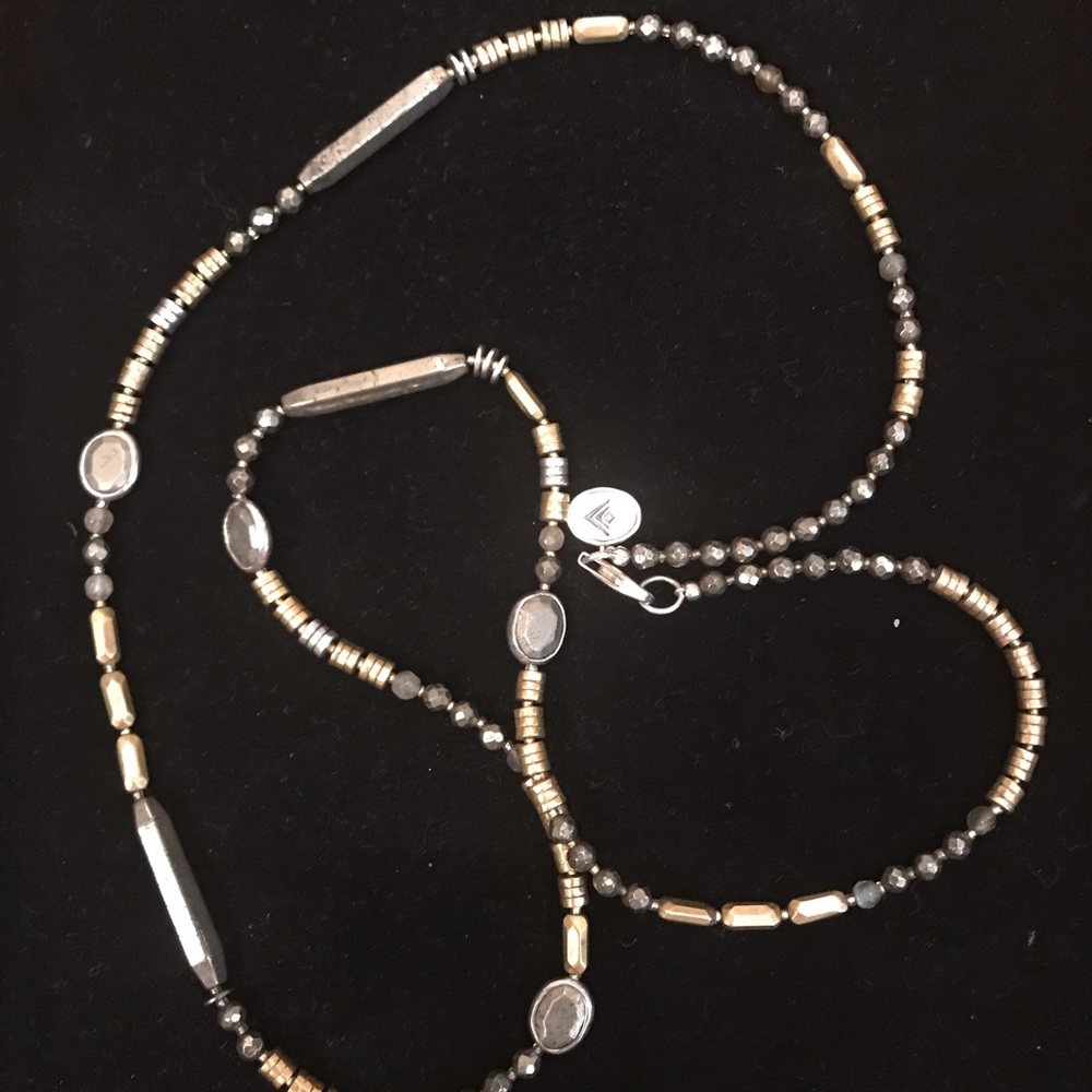 Silpada Sterling Silver and Brass Necklace
